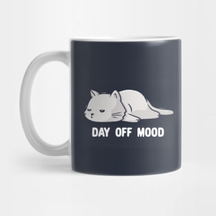 Day Off Mood Cute Lazy Cat Gift Mug